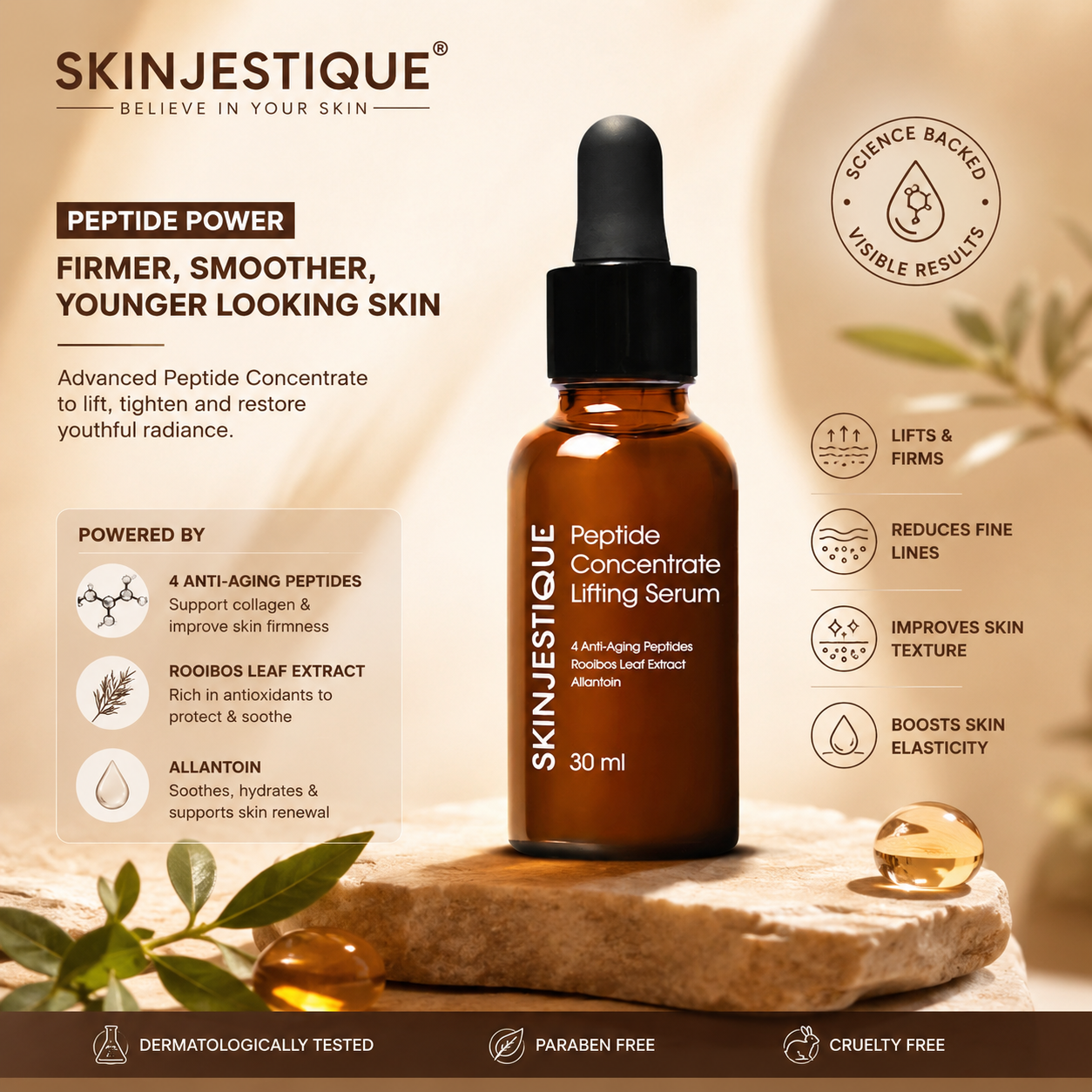 SKINJESTIQUE - Peptide Concentrate Lifting Serum (30 ml)