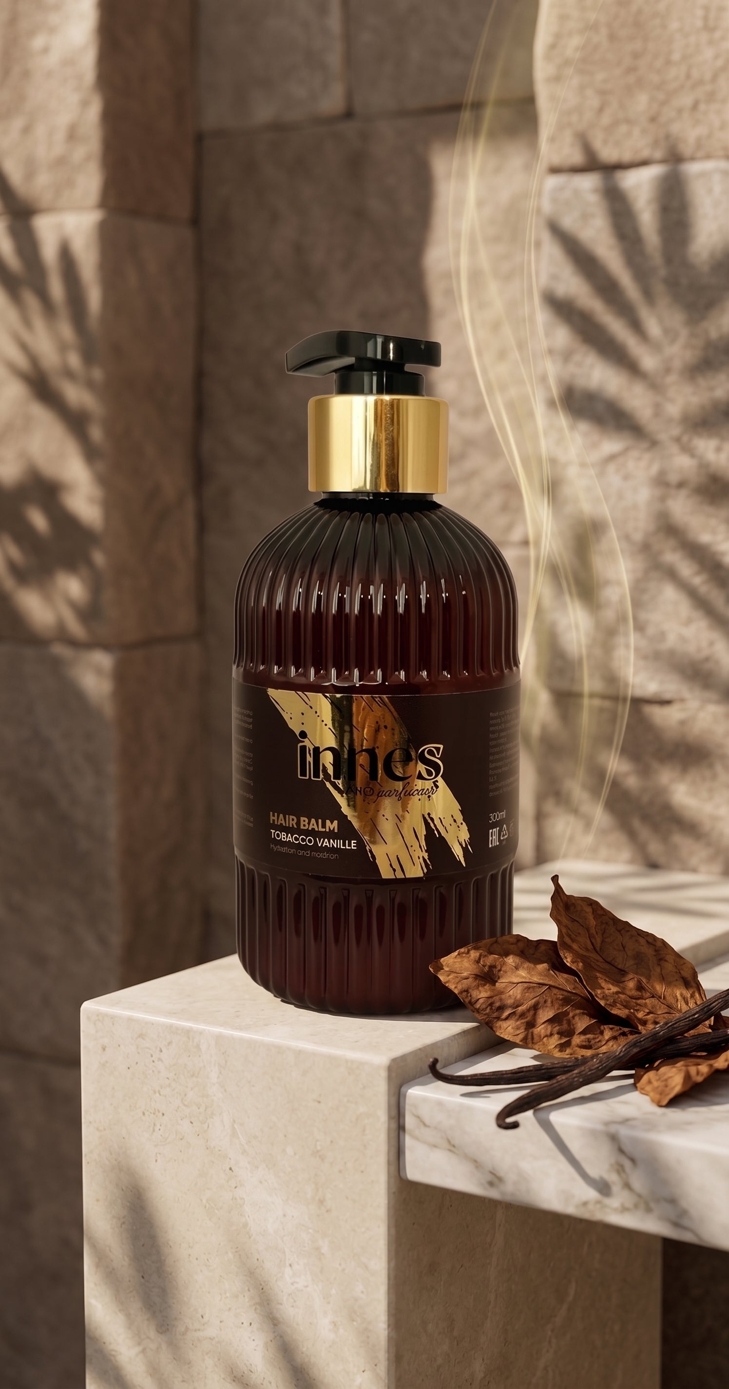 Restoring perfumed hair balm