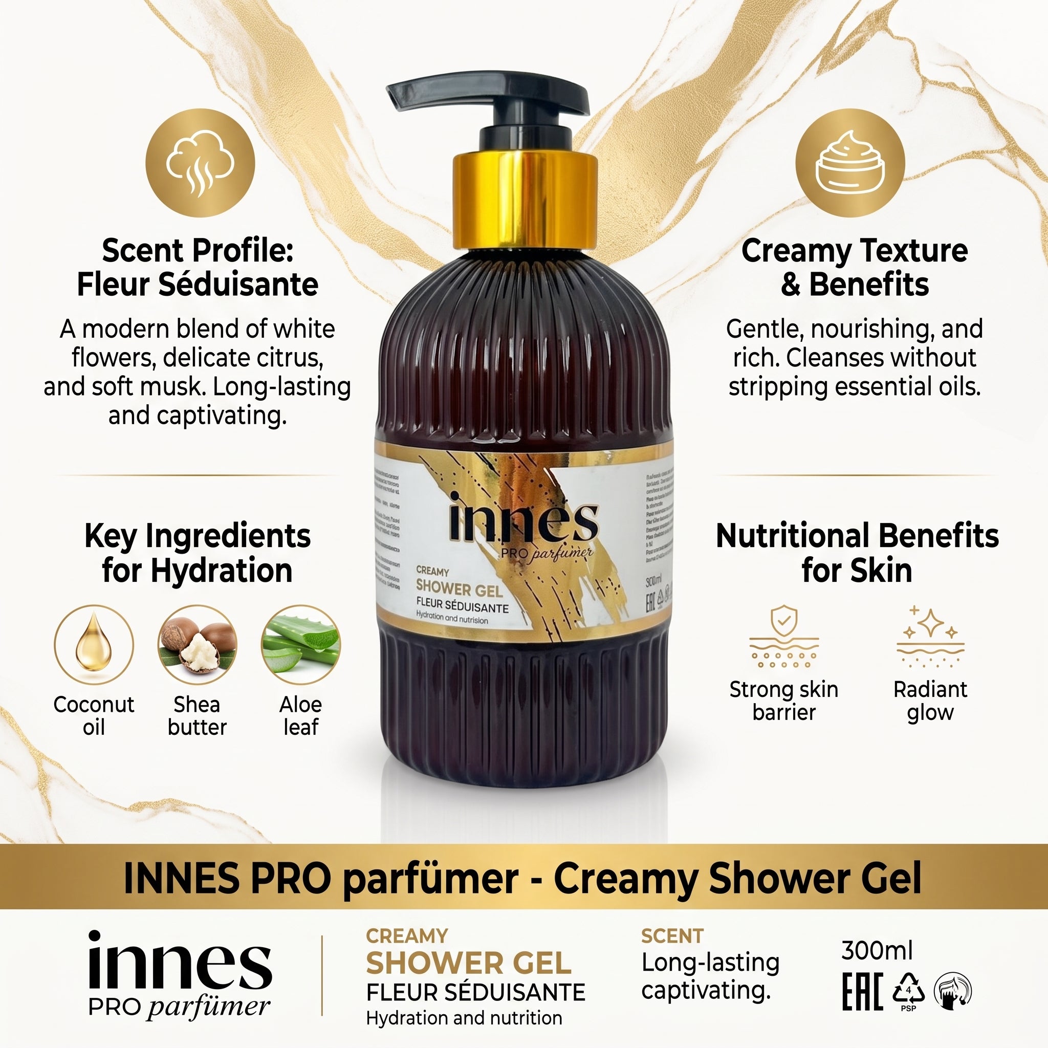 PRO Perfumer Creamy Shower Gel Collection ( 300 ml)