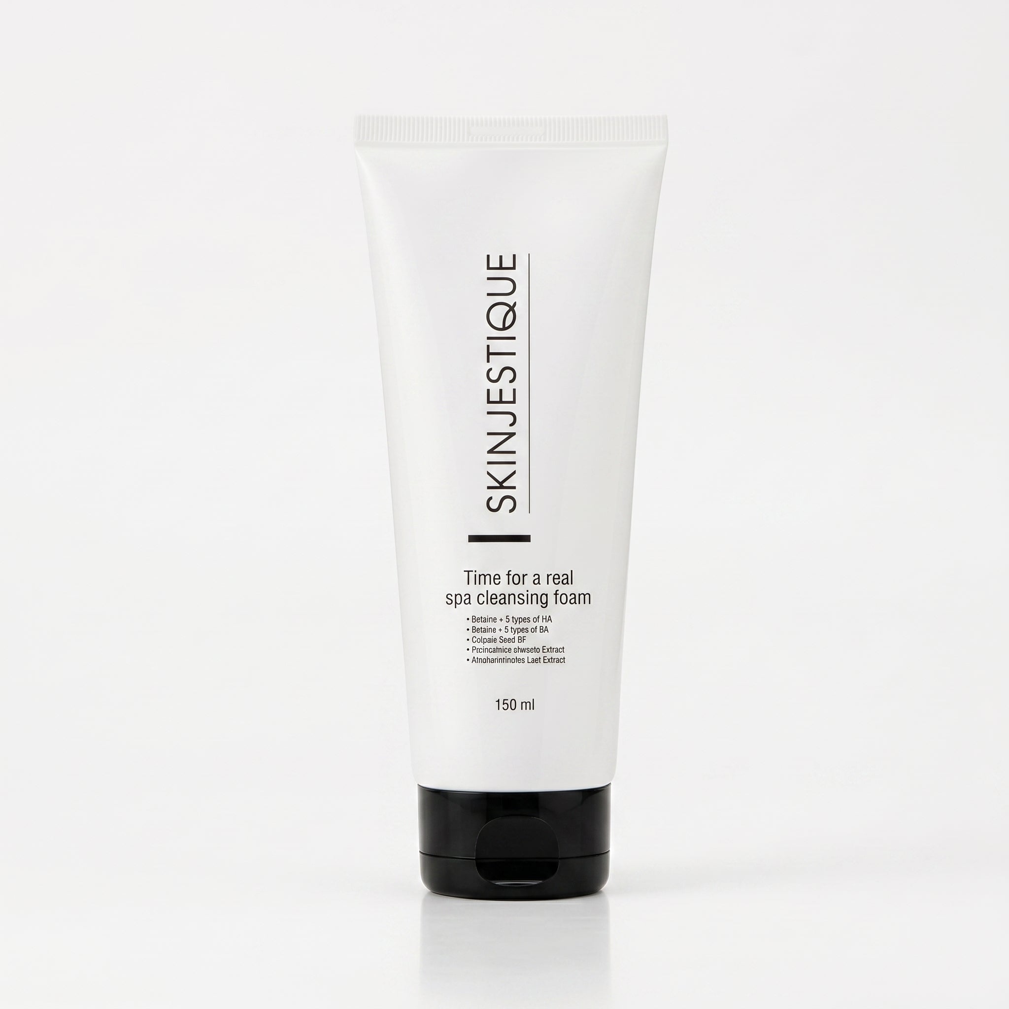 Skinjestique Time for a Real Spa Cleansing Foam – Hydrating & Barrier-Restoring Facial Cleanser with 5 Types of HA (150ml)